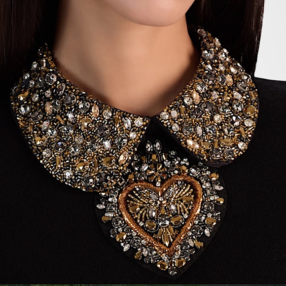 Alice + Olivia Porla Embellished Stretch-Wool Top - Picture 3 of 12